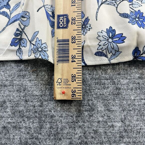 Love and Promises Dress Women Large Blue Floral Ruffles Lace Bohemian Boho Lined - Picture 13 of 13